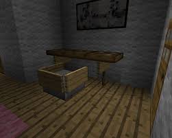 A Minecraft Student Desk Design A Great Looking Minecraft Desk Solution Using Meubles Minecraft Minecraft Meuble