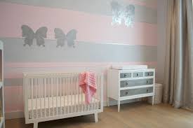 ▷ 1001+ ideen für babyzimmer mädchen. Wandgestaltung Babyzimmer Grau Rosa Streifenmuster Schmetterlinge Rosa Madchen Zimmer Kinderzimmer Fur Madchen Madchenzimmer Dekoration