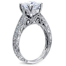 Kirk Kara Hand Engraved Engagement Rings Classic Engagement Rings Vintage Classic Engagement Rings