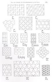 Tesselations George Polya S 17 Plane Symmetry Groups That Enlightened M C Escher S Art Art Design Geometry Escher Art Tessellation Patterns Tesselations