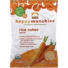 Happy Baby Organic Carrot Rice Cakes 1 4 Oz Bag Baby Food Snacks Foodtown