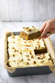 For the carrot cake, preheat the oven to 180c/350f/gas 4. Dairy Gluten Free Carrot Traybake Every Nook Cranny