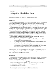 In this worksheet, we will practice using the combined gas equation to relate the pressure, volume, and temperature of two systems and calculate unknowns. Pdf Hssc1103s Virtuallabrep Copy Emiliano Cg Academia Edu