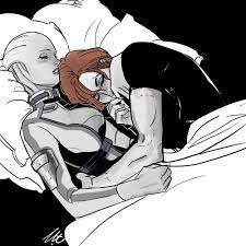 art by marceline... - Mass Effect | femShep & Liara