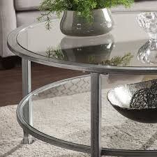 Includes one (1) coffee table. Casas 4 Legs Coffee Table With Storage Round Cocktail Tables Coffee Table Round Metal Coffee Table