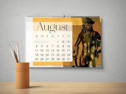 30 Calendar Mockup Psd Design Templates For Designers Graphic Cloud Wall Calendar Trifold Brochure Template Mockup Template Free