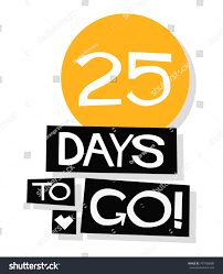 25 Days Go Retro Poster Stock Vector (Royalty Free) 707438980 | Shutterstock