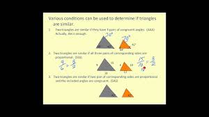 Check whether two triangles are congruent or not. Congruent And Similar Triangles Youtube