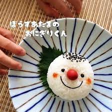 maa キャラご飯 簡単過ぎる 坊主頭のデコおにぎりくん 簡単ご飯 キュートな料理 おにぎり