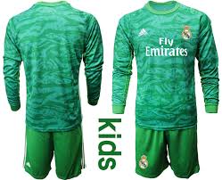Real madrid blue soccer futbol jersey small. 2019 20 Real Madrid Green Long Sleeve Youth Goalkeeper Soccer Jersey