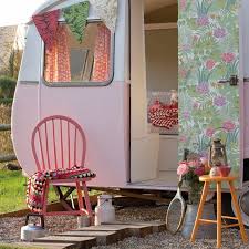 Take a look at our photo gallery of vintage trailer awnings and canopys, for ideas about which awning size, edge detail, colors and stripe pattern will look best on your vintage trailer. Vintage Inspired Decor In Retro Caravan Shabby Chic Style Garden Shed And Building West Midlands By Period Property Store Houzz Uk