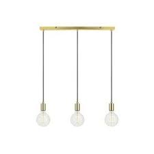Suspension E27 Scandinave Sky Metal Laiton 3 X 60 W Markslojd Leroy Merlin Eclairage Direct Eclairage Du Bar Plafonnier Classique
