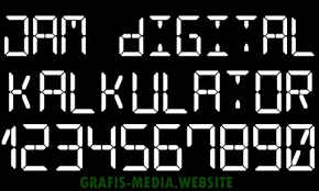 Maybe you would like to learn more about one of these? 10 Font Gratis Untuk Jam Digital Kalkulator Digital Grafis Media