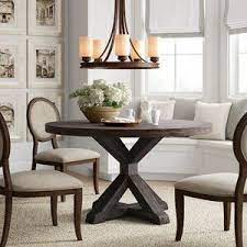 Get 5% in rewards with club o! Birch Lane Huntingdon Solid Wood Dining Table Round Dining Room Wood Dining Table Solid Wood Dining Table