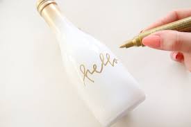 Урок 9 was machen sie beruflich? Diy Sektflaschen Upcycling Als Vasen Mit Lettering Mein Feenstaub