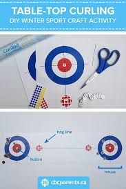 Want To Participate In The Olympic Winter Games At Home Make This Super Fun Table Top Curling G Olympic Games For Kids Top Games For Kids Winter Sports Crafts