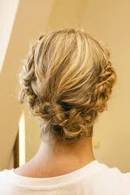 Buns, simple knots and french knots, braided updos and up hairstyles with tucked ends. Braided Updo Tutorial Popsugar Beauty