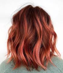 Multicolored hair with blonde and electric red highlights. 50 Best Red Hairstyles Worth Trying Asap Balayage Highlights Balayage Highlights
