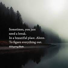 Roy T Bennett Auf Twitter Sometimes You Just Need A Break In A Beautiful Place Alone Anon Inspiration Leadership Quote Https T Co 3ysqda8a2f Twitter