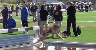 Olympic track and field trials at hayward field on june 24, 2021, in eugene, oregon. No Olympic Gold Here Athlete Bails Big Time On Steeplechase Track Daily Star
