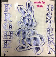 Der kreuzstich gehört zu den wichtigsten techniken beim sticken. Pin By Gisela Futschek On Wielkanoc Szydelko Filet Crochet Easter Crochet Cross Stitch