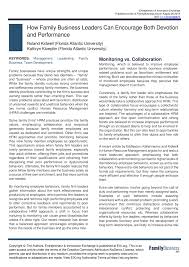 The year opened the same way the previous one ended, with the philippines visited by earthquakes in mindanao, typhoons in luzon and the visayas, and a. Pdf How Family Business Leaders Can Encourage Both Devotion And Performance
