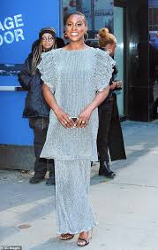 Fans couldn't help but glance down at her ring finger which once again shows off that flawless ring of hers. Issa Rae Ensures All Eyes Are On Her Engagement Ring While In Nyc Nice Dresses Miami Fashion Week Celebrity Dresses