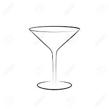 Martini glass clip art vectors (192). Martini Glass Vector Illustration On White Background Royalty Free Cliparts Vectors And Stock Illustration Image 100045929