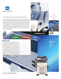 Software compatible with konica minolta drivers bizhub 250! Bizhub 250 Manualzz