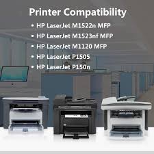 When i plug the printer to my usb port it says u. 2 Black 36a Cb436a Toner Cartridge Replacement For Hp Laserjet M1522n Mfp M1523nf Mfp M1120 Mfp P1505 P150n Printer Sold By Topink Buy Online At Best Price In Uae Amazon Ae