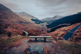 Scottish Highlands Bench Photography by Adrian Cann