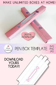 Download Pen Box Svg Pen Box Template Customizable Pen Box Cut File 1199977 Paper Cutting Design Bundles