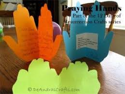 Prayer cards can make prayer fun for your preschooler. We Could Do These With Our Hands And Write Their Names Inside They Look Like Butterflies Resurrection Crafts Bible Crafts Preschool Hand Crafts For Kids