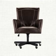 shop leather desk chairs at arhaus home office furniture desk upholstered desk chair leather desk