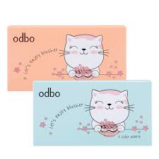 𝗛𝗢𝗧 𝗦𝗔𝗟𝗘 พาเลทท รวมไฮไลต และบล ชออนไว ในหน งเด ยว odbo let s enjoy blusher bt07 ขายปล กส งเคร องสำอาง beautysaisai ขาย ส คร มบำร งผ ว บ บ คร ม