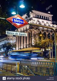 De wikipedia, la enciclopedia libre. Eingang Der U Bahn Banco De Espana Entrada De Madrid Metro Madrid Banco De Espana Stockfotografie Alamy
