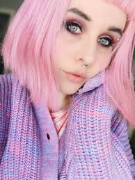 COLLABORATION @colorcrrush [IG] refreshed her hair colro with Pastel Cotton  Candy Pink ColorConditioner ™. We love the results. ♥ ⟁ Shop at  evilhair.com ⟁ Cruelty free products.