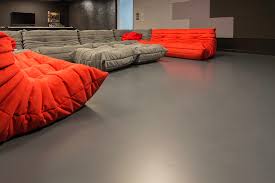 Allround resin for dlp & lcd 3d printer in dark grey. Dark Grey Pu Resin Acoustic Comfort Floor Contemporary Basement London By The Resin Floor Co Houzz