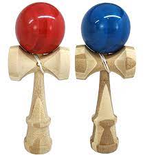 Amazon.com: KENDAMA TOY CO. 2 Pack - The Best Kendama for All Kinds of Fun  (Full Size) - Awesome Colors: Blue/Bamboo Red/Bamboo Set - Solid Bamboo  Wood - A Tool to Create