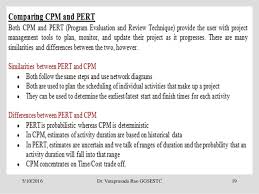 project management cpm pert