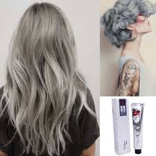It may just have been a wig, but with the grey hair trend dominating celebrity looks this year, it got us. Jonerytime 100ml Fashion Permanent Punk Hair Dye Light Gray Silver Color Cream Grandma Gray Hair Dye Hair Color Spray Buy Online In Bahamas At Bahamas Desertcart Com Productid 97873349