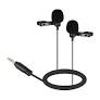 BOYA BY-LM300 Dual Lavalier Microphone 3.5mm Lapel Mic Clip-On for Camera PC from belize.desertcart.com