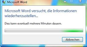 Es gibt diverse gründe, warum word hängt oder nicht reagiert. Office Word 2010 Hangt Sich Beim Speichern Auf Dr Windows