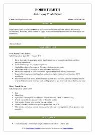 Download free cv resume 2018, 2019 samples file doc / docx format or use builder, creator, maker. Heavy Truck Driver Resume Samples Qwikresume