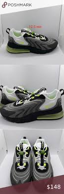 Air Max 270 React Nike Air Max 270 React Eng Neon Cw2623 001 Brand New Us Rare Size 12 5 Brand New Nike 270 React Sz 12 In 2020 Air Max 270 Air Max Black Nikes