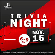 So you're in charge of planning a major college party. Come Support The Lrc With Trivia Night Rend Lake College