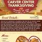 Carver Center Thanksgiving! (11/28/24) event image