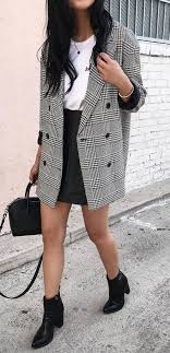 Black And White Plaid Skirt Outfit Ideas 30 Chic Outfit Ideas For Valentine S Day Chic Outfits Fashion Clothes