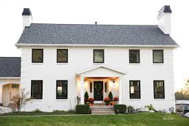 Cladding panels with a brick finish and interlocking prefabricated boards are also available. White Painted Brick House Before And After The Idea Room