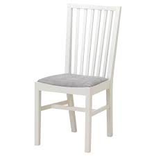 Norrnas Chair White Isunda Gray Ikea In 2020 Ikea Dining Chair Upholstered Chairs Ikea Dining